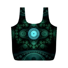 Grand Julian Fractal Full Print Recycle Bags (M) 