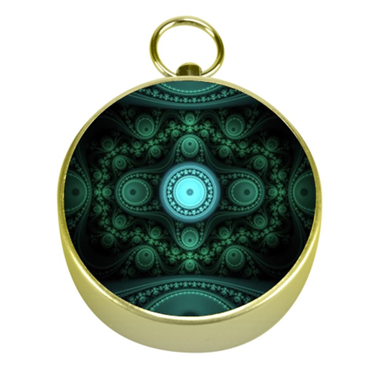 Grand Julian Fractal Gold Compasses