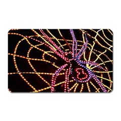 Black Widow Spider, Yellow Web Magnet (rectangular) by Simbadda