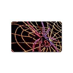 Black Widow Spider, Yellow Web Magnet (name Card) by Simbadda