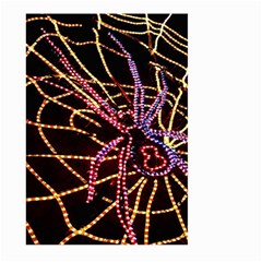 Black Widow Spider, Yellow Web Large Garden Flag (two Sides) by Simbadda