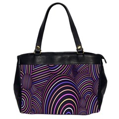 Abstract Colorful Spheres Office Handbags (2 Sides)  by Simbadda