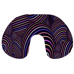 Abstract Colorful Spheres Travel Neck Pillows by Simbadda