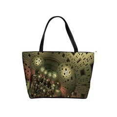 Geometric Fractal Cuboid Menger Sponge Geometry Shoulder Handbags