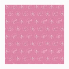 Pink Pattern Medium Glasses Cloth (2-side) by Valentinaart