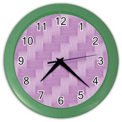 Purple pattern Color Wall Clocks