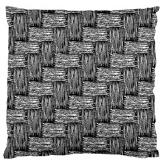 Gray Pattern Large Cushion Case (one Side) by Valentinaart