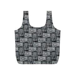 Gray Pattern Full Print Recycle Bags (s)  by Valentinaart