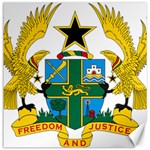 Coat of Arms of Ghana Canvas 20  x 20   19 x19.27  Canvas - 1