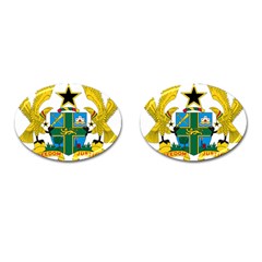 Coat Of Arms Of Ghana Cufflinks (oval)