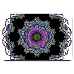 Fractal Lace Large Doormat  by Simbadda