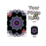 Fractal Lace Playing Cards 54 (Mini)  Front - Heart3