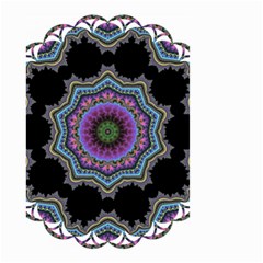 Fractal Lace Small Garden Flag (two Sides) by Simbadda