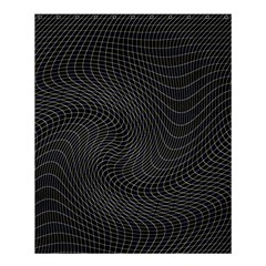 Distorted Net Pattern Shower Curtain 60  X 72  (medium)  by Simbadda