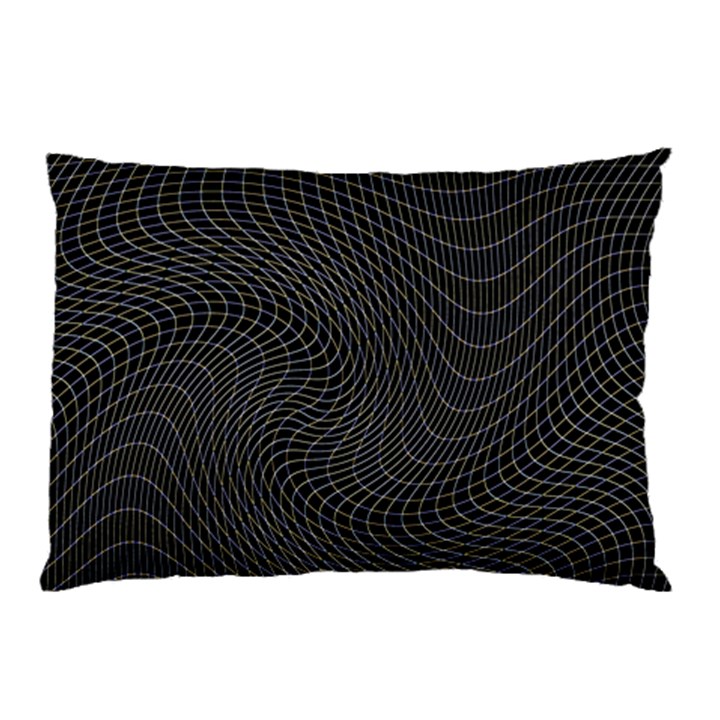 Distorted Net Pattern Pillow Case (Two Sides)