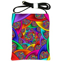 Color Spiral Shoulder Sling Bags by Simbadda