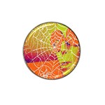 Orange Guy Spider Web Hat Clip Ball Marker (4 pack) Front
