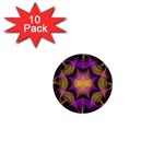 Pattern Design Geometric Decoration 1  Mini Buttons (10 pack)  Front