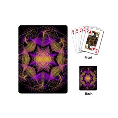 Pattern Design Geometric Decoration Playing Cards (mini)  by Simbadda