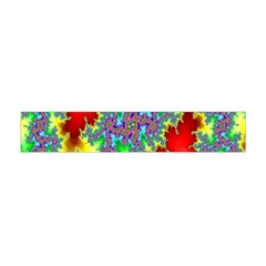 Colored Fractal Background Flano Scarf (mini) by Simbadda