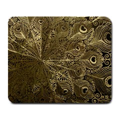 Peacock Metal Tray Large Mousepads by Simbadda