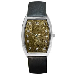 Peacock Metal Tray Barrel Style Metal Watch by Simbadda