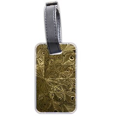 Peacock Metal Tray Luggage Tags (two Sides)