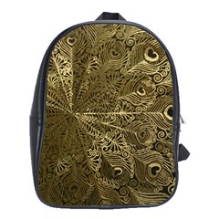 Peacock Metal Tray School Bags (xl) 