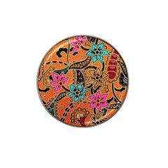 Colorful The Beautiful Of Art Indonesian Batik Pattern Hat Clip Ball Marker (10 Pack) by Simbadda