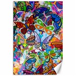 Color Butterfly Texture Canvas 24  x 36  23.35 x34.74  Canvas - 1