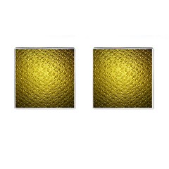 Patterns Gold Textures Cufflinks (square) by Simbadda