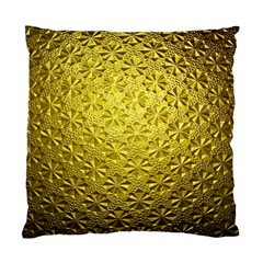 Patterns Gold Textures Standard Cushion Case (two Sides) by Simbadda