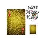 Patterns Gold Textures Playing Cards 54 (Mini)  Front - Diamond3