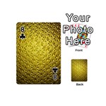 Patterns Gold Textures Playing Cards 54 (Mini)  Front - Club8