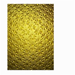 Patterns Gold Textures Large Garden Flag (two Sides) by Simbadda