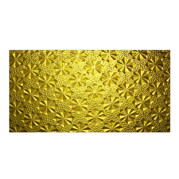 Patterns Gold Textures Satin Shawl