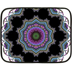 Fractal Lace Fleece Blanket (mini) by Simbadda