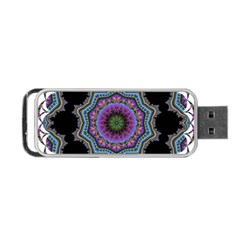 Fractal Lace Portable Usb Flash (two Sides) by Simbadda