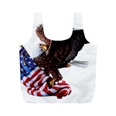 Independence Day United States Full Print Recycle Bags (m)  by Simbadda