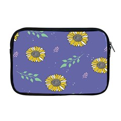 Floral Flower Rose Sunflower Star Leaf Pink Green Blue Yelllow Apple Macbook Pro 17  Zipper Case by Alisyart