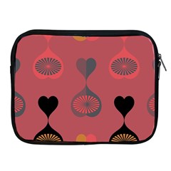 Heart Love Fan Circle Pink Blue Black Orange Apple Ipad 2/3/4 Zipper Cases by Alisyart