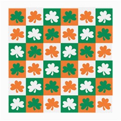 Ireland Leaf Vegetables Green Orange White Medium Glasses Cloth (2-side)