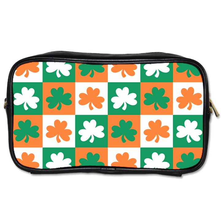 Ireland Leaf Vegetables Green Orange White Toiletries Bags