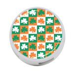 Ireland Leaf Vegetables Green Orange White 4-Port USB Hub (Two Sides)  Front