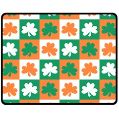 Ireland Leaf Vegetables Green Orange White Fleece Blanket (medium) 