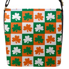 Ireland Leaf Vegetables Green Orange White Flap Messenger Bag (s) by Alisyart
