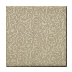 Leaf Grey Frame Tile Coasters by Alisyart