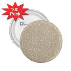 Leaf Grey Frame 2 25  Buttons (100 Pack)  by Alisyart