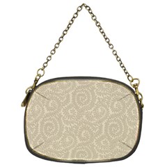 Leaf Grey Frame Chain Purses (one Side) 