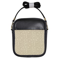 Leaf Grey Frame Girls Sling Bags